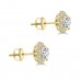 2.05 Ct Ladies Round Cut Diamond Stud Earring In 14 kt Yellow Gold